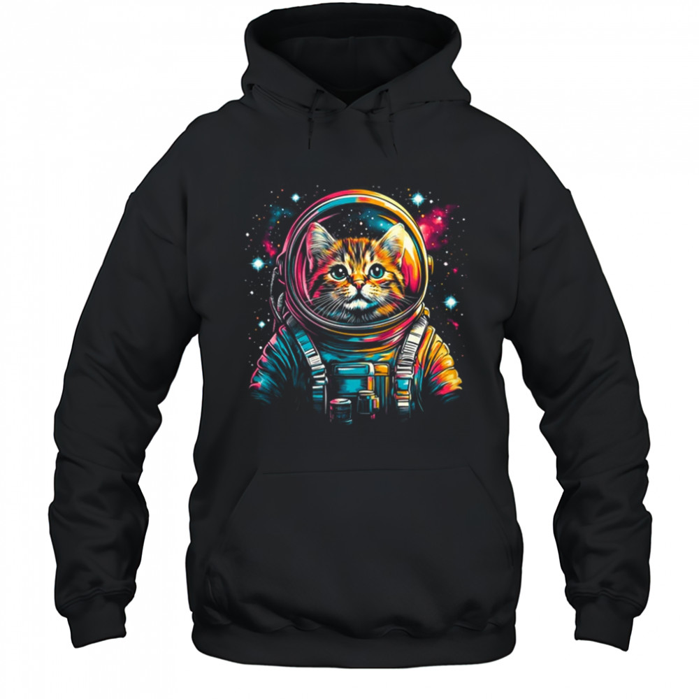 Space Astronaut Cat Galaxy Astronaut Cat Space Spaceman shirt Hoodie