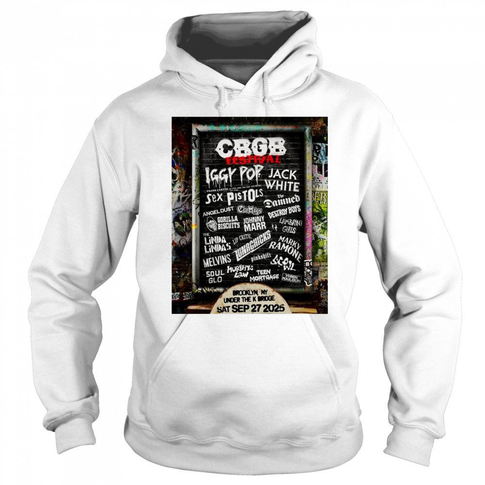 23 Punk CBGB Festival in Brooklyn NY Under The K Bridge Saturday September 27 2025 t-shirt Sweatshirt