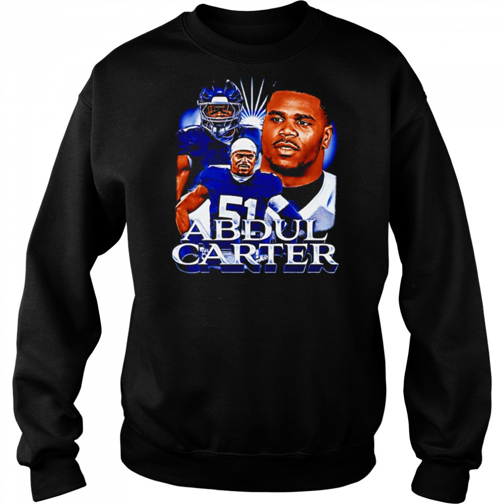 Abdul Carter New York Giants graphic vintage sports shirt Hoodie