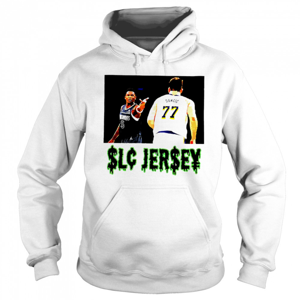 Ae Celly Anthony Edwards Gestures Towards Luka shirt Sweatshirt