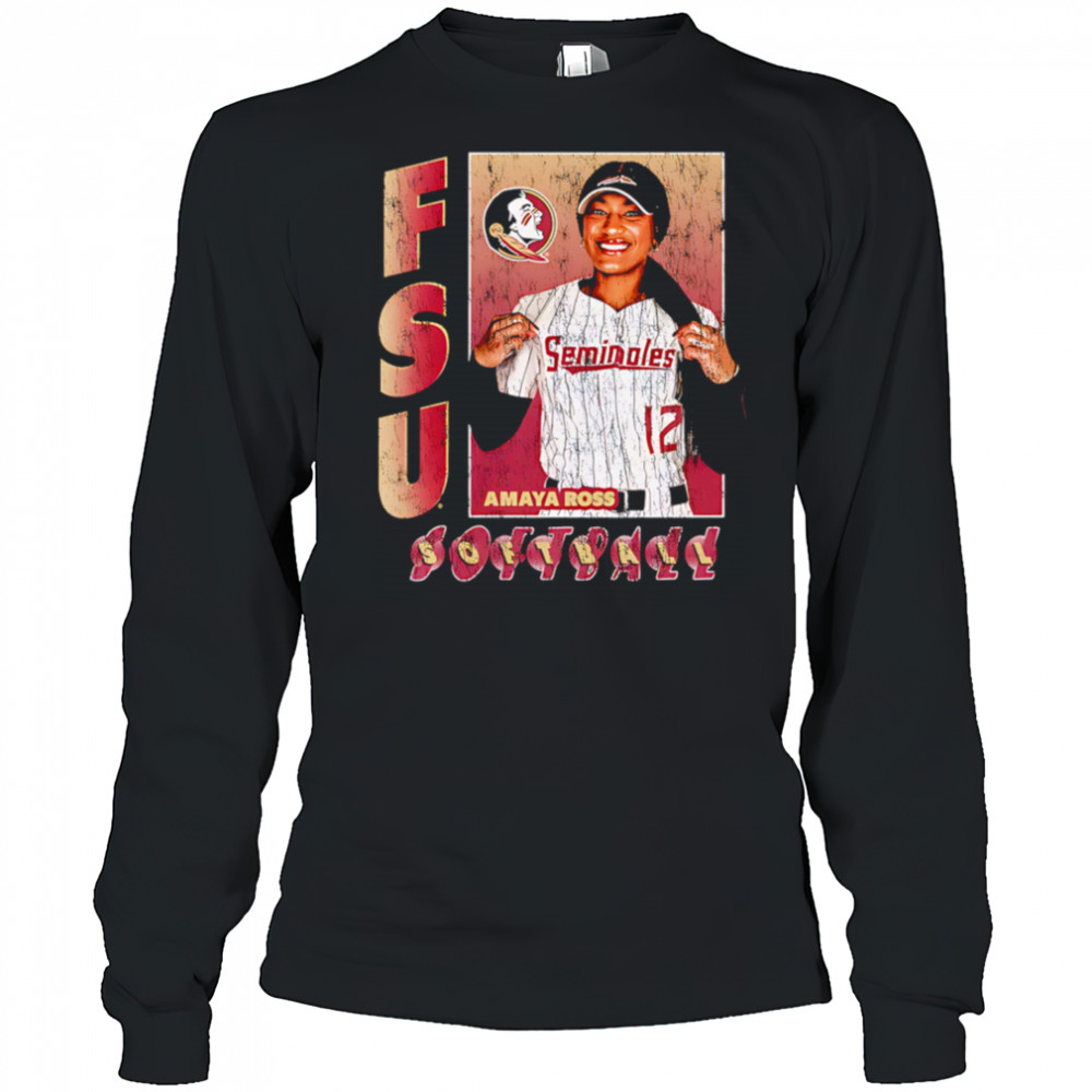 Amaya Ross Florida State softball retro shirt Long Sleeved