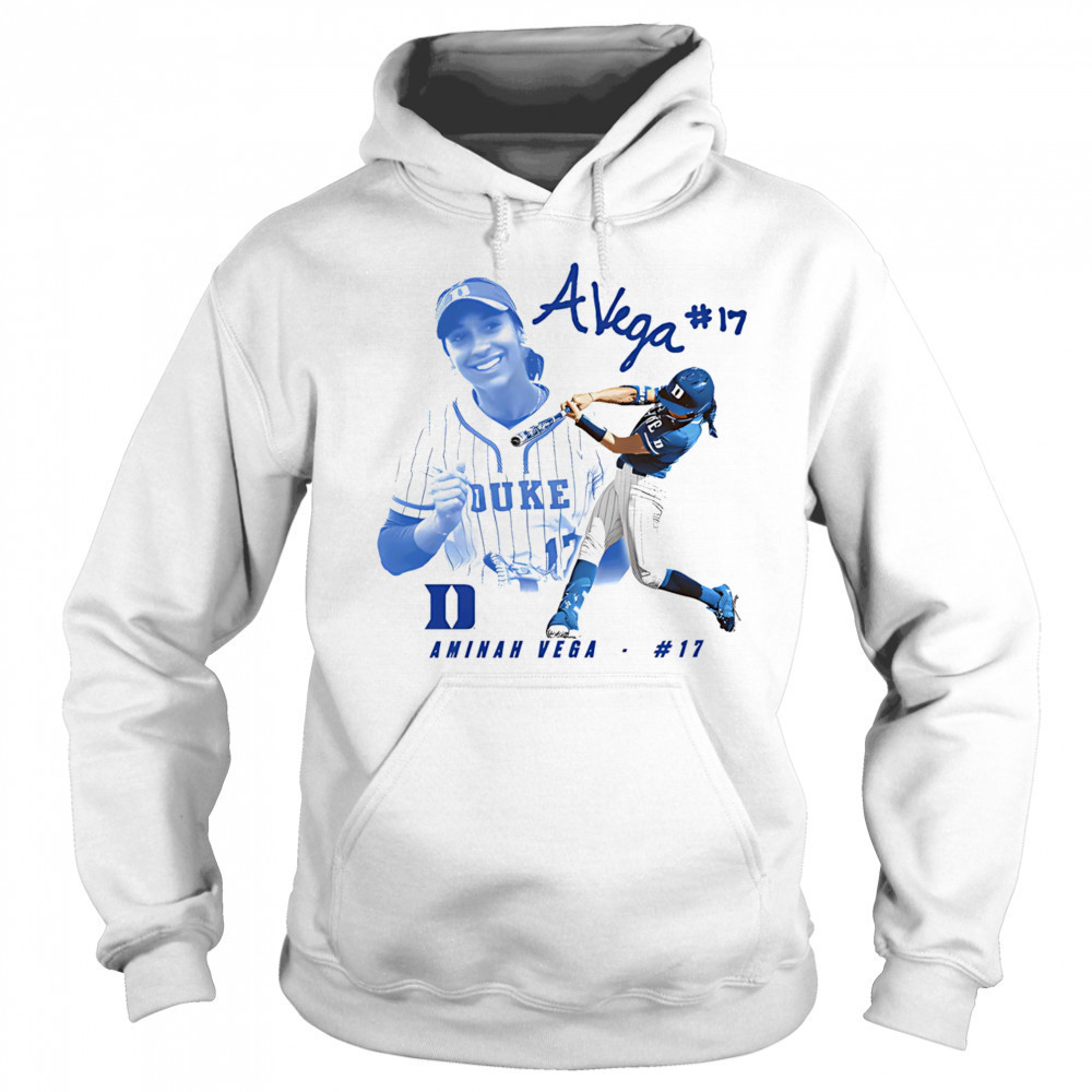 Aminah Vega Duke baseball portrait shirt Sweatshirt
