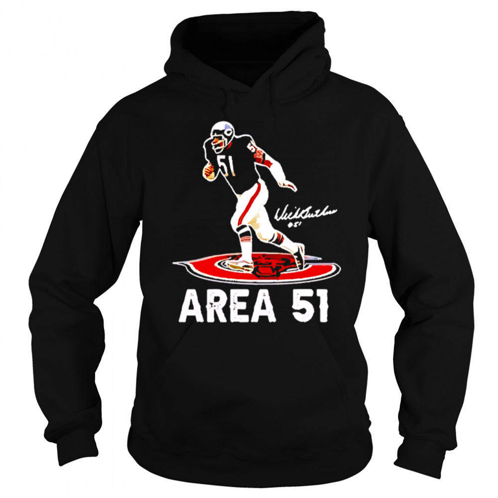 Area 51 dick butkus chicago bears signature shirt Sweatshirt