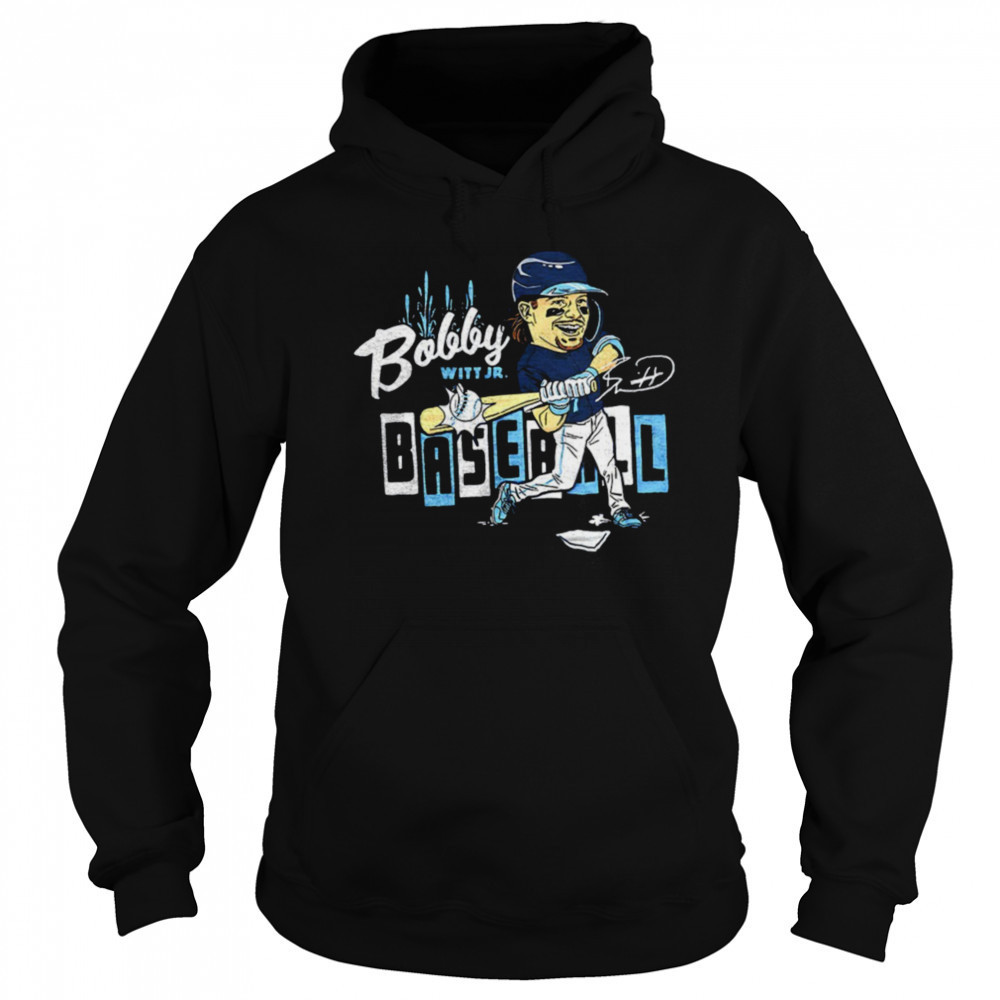 Bobby Witt Jr. #7 Kansas City Royals baseball caricature shirt Sweatshirt