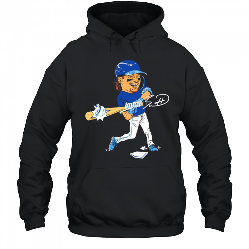 Bobby Witt Jr baseball caricature shirt Hoodie