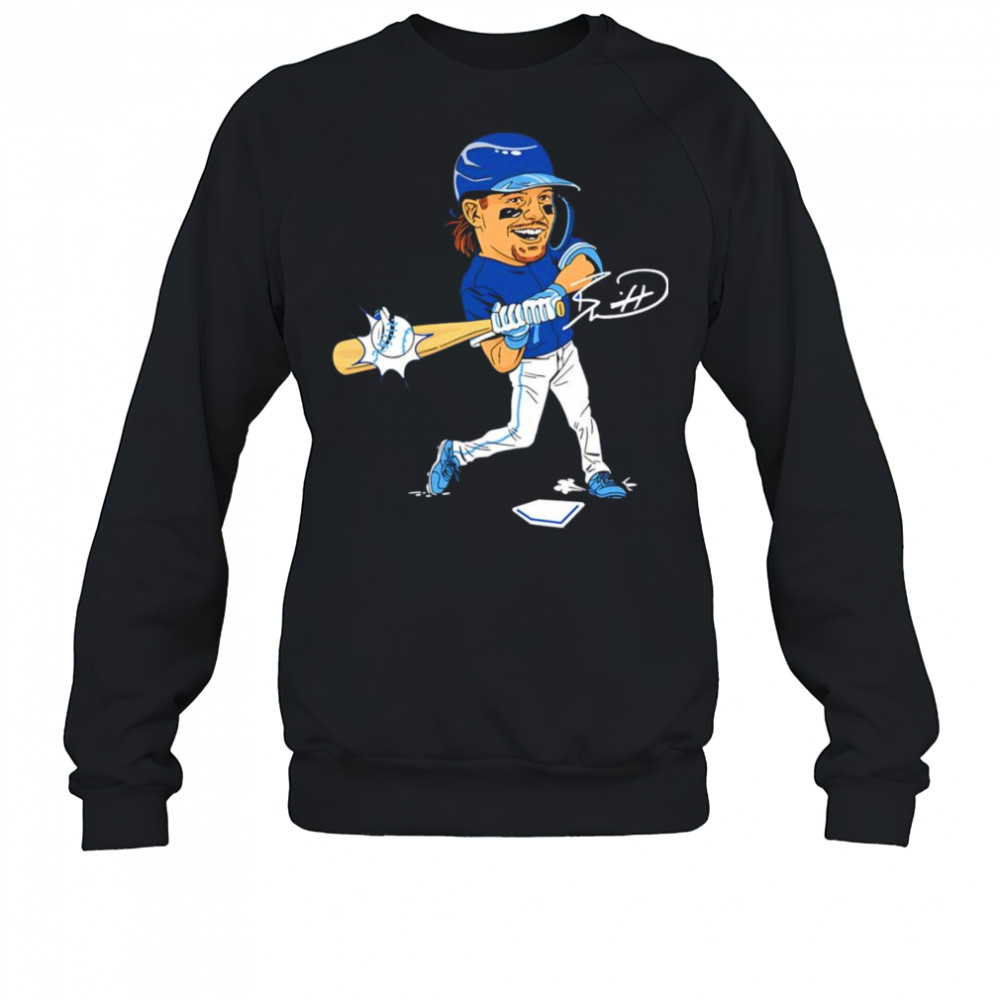 Bobby Witt Jr baseball caricature shirt Sweatshirt