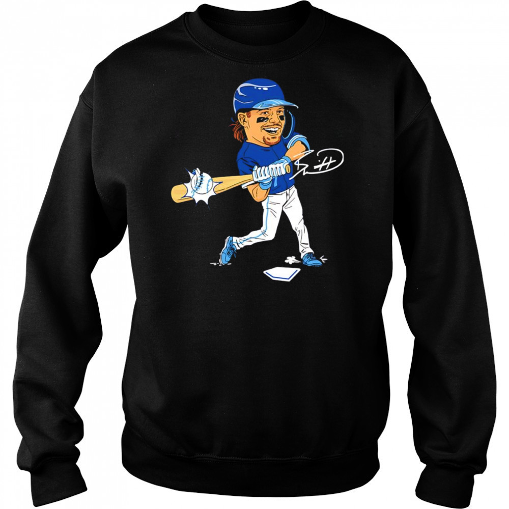 Bobby Witt Jr baseball caricature shirt Hoodie