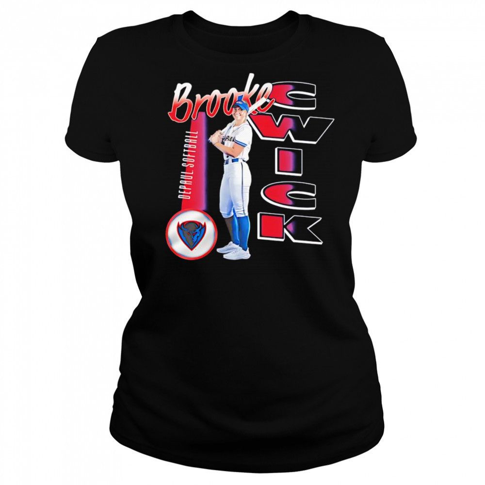 Brooke Cwick Depaul softball signature shirt Women's T-shirt
