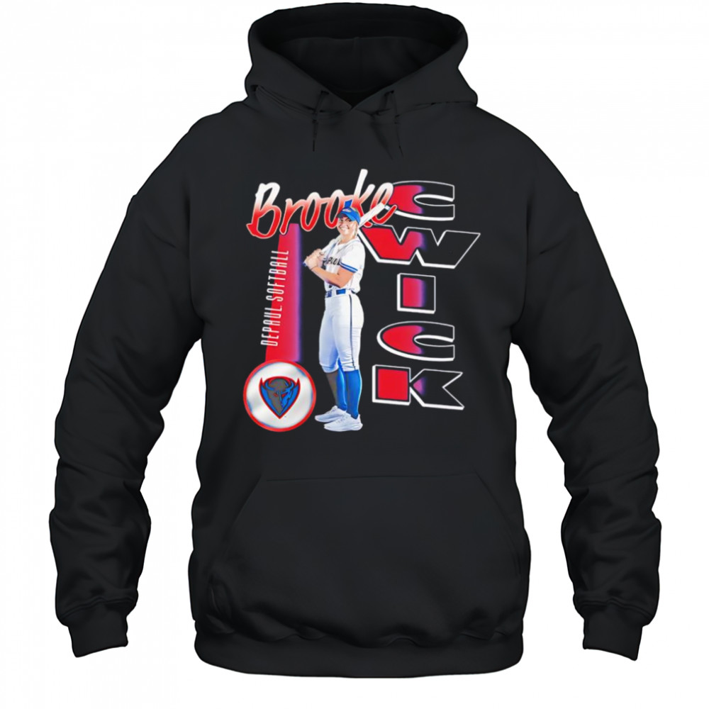 Brooke Cwick Depaul softball signature shirt Hoodie