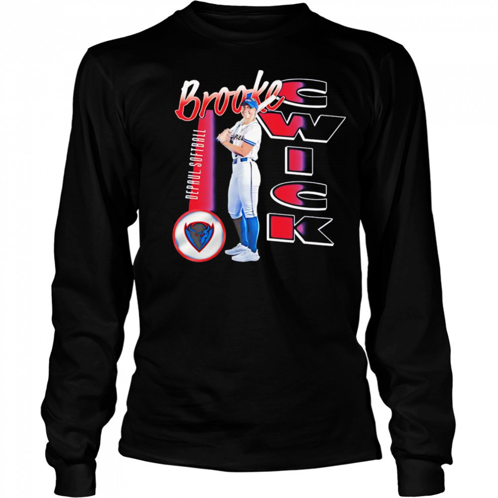 Brooke Cwick Depaul softball signature shirt Long Sleeved