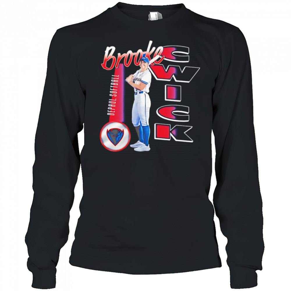 Brooke Cwick Depaul softball signature shirt Long Sleeved