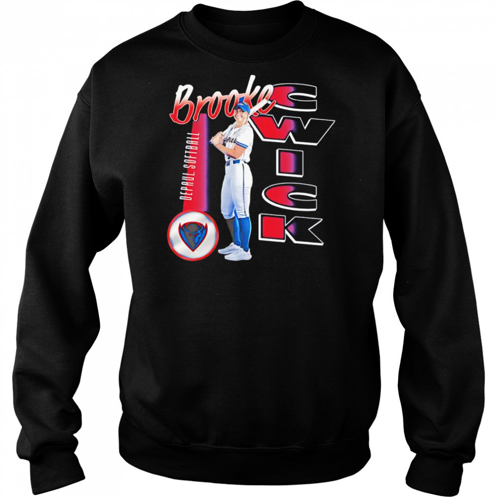 Brooke Cwick Depaul softball signature shirt Hoodie