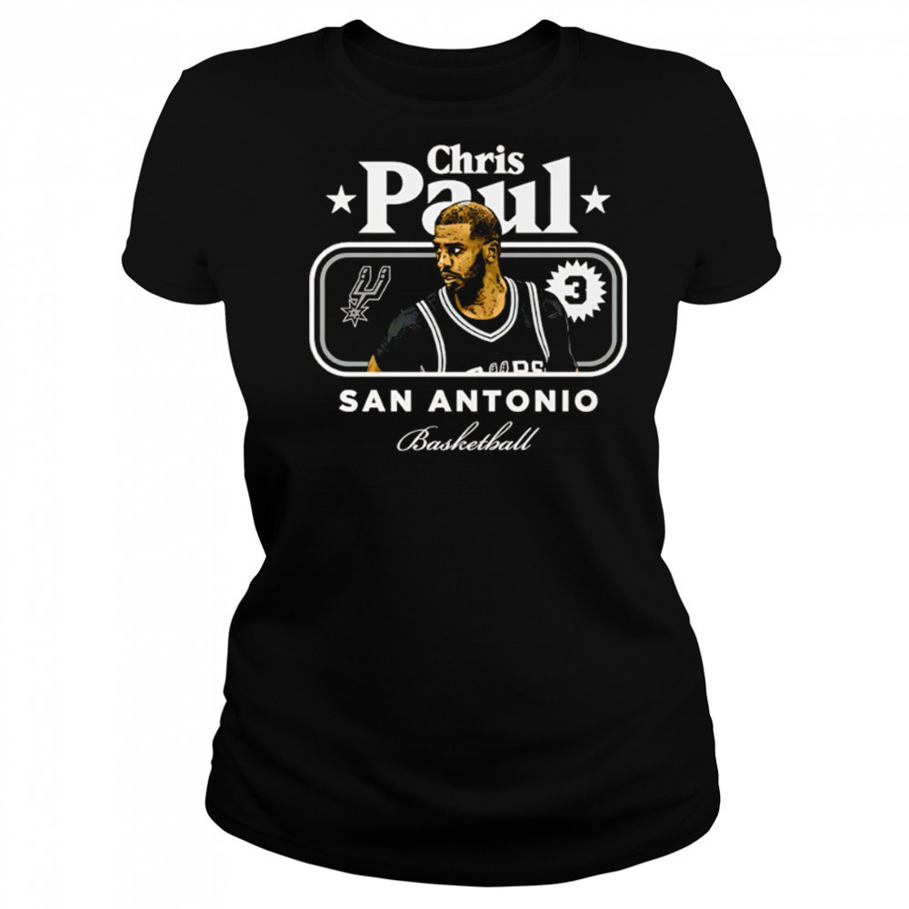 Chris Paul 3 San Antonio Spurs NBA Basketball shirt Women's T-shirt