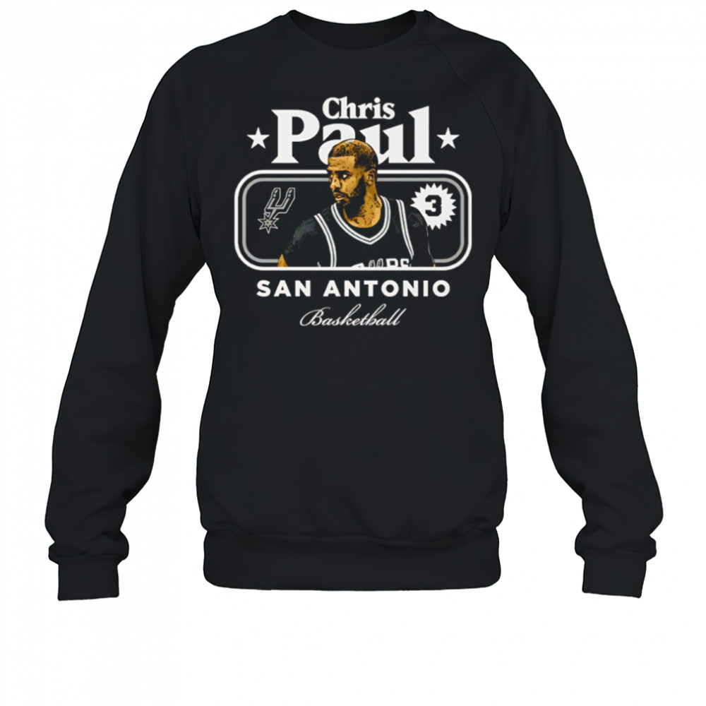 Chris Paul 3 San Antonio Spurs NBA Basketball shirt Sweatshirt