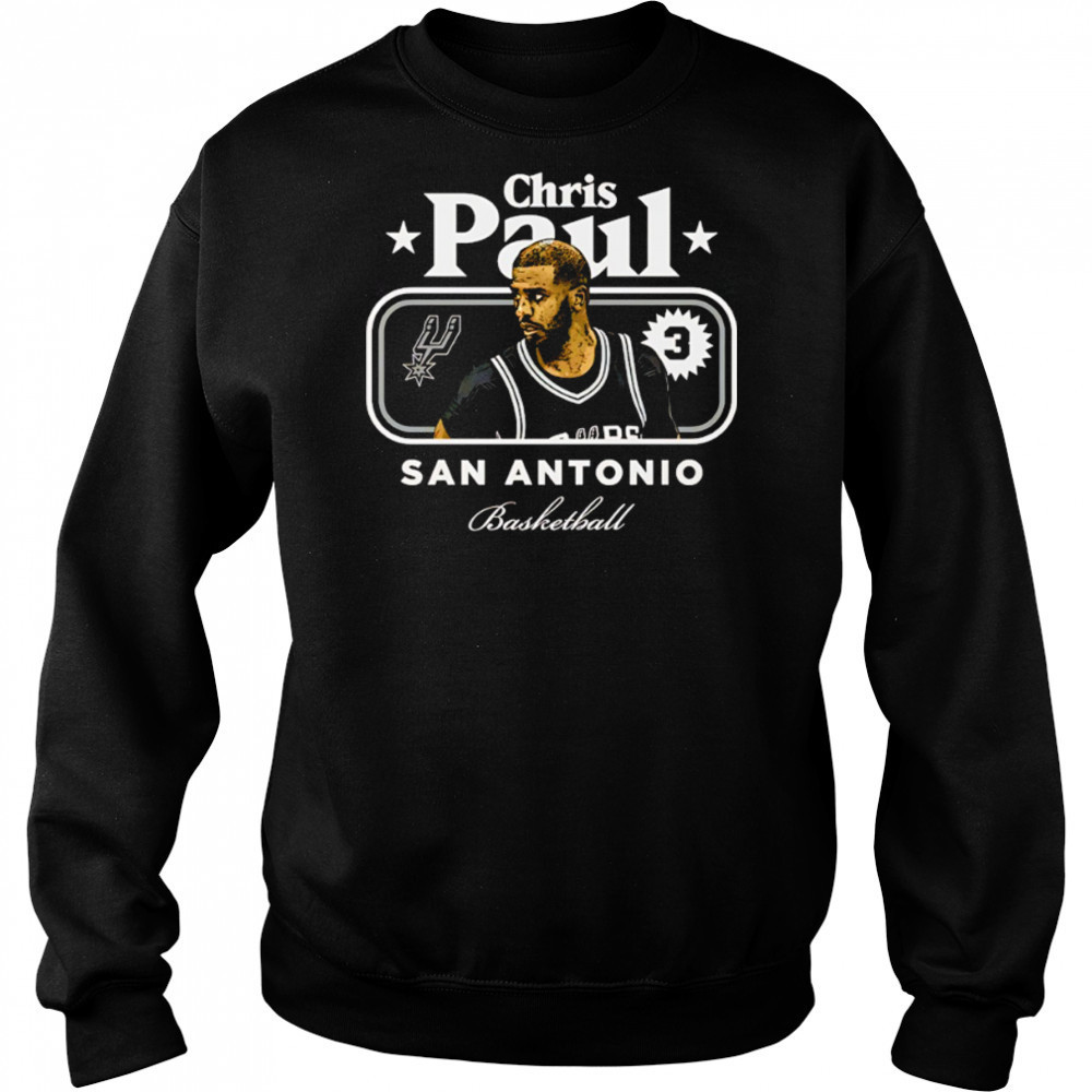 Chris Paul 3 San Antonio Spurs NBA Basketball shirt Hoodie