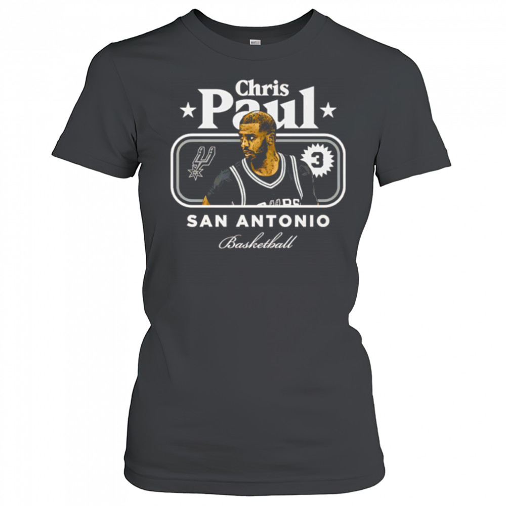 Chris Paul 3 San Antonio Spurs NBA Basketball shirt Women's T-shirt