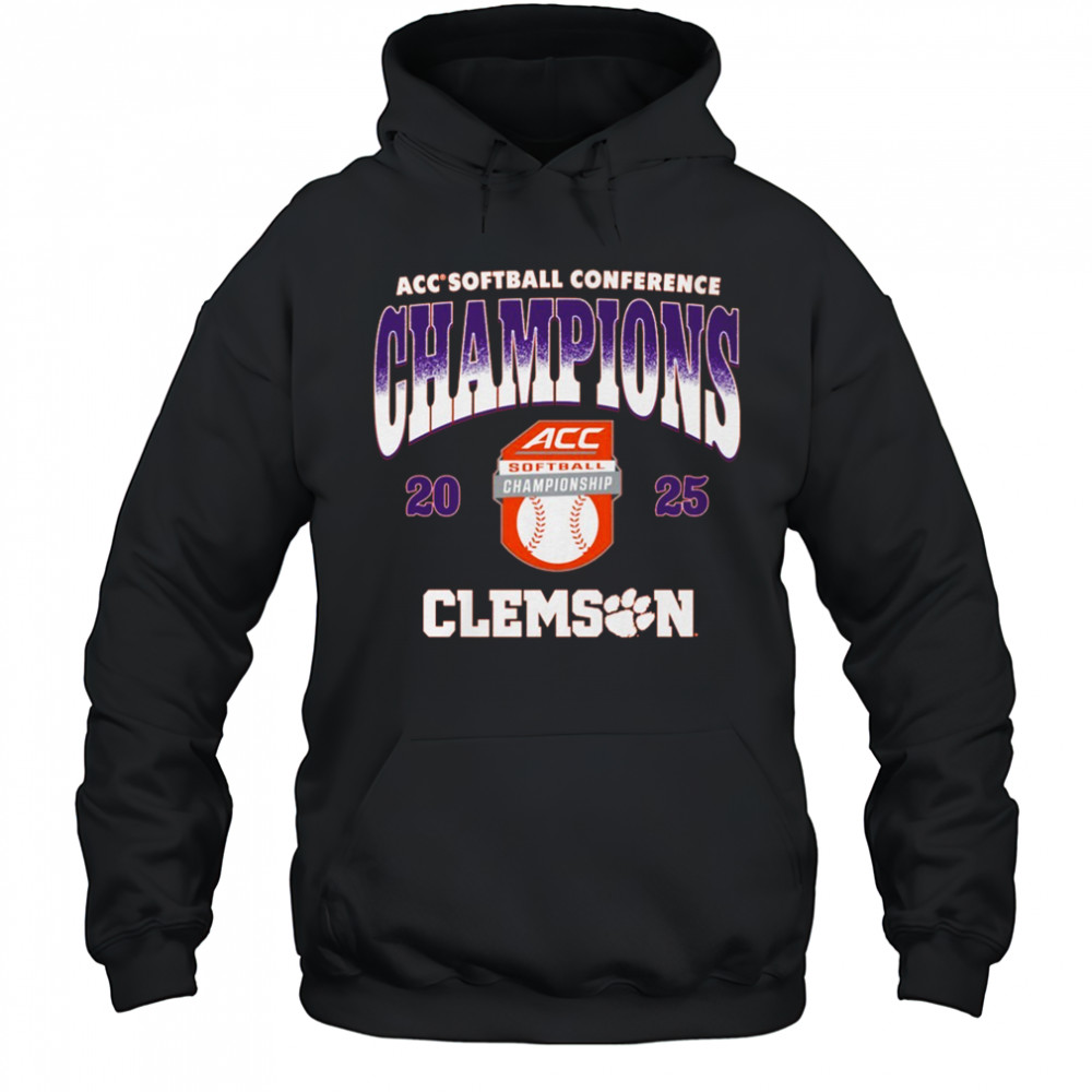 Clemson Tigers ACC Softball Conference Tournament Champions Retro 2025 t-shirt Hoodie
