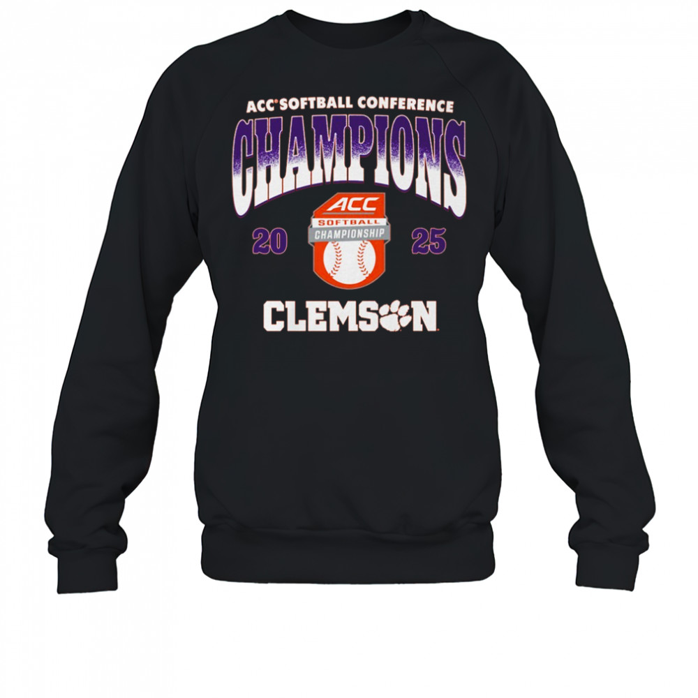 Clemson Tigers ACC Softball Conference Tournament Champions Retro 2025 t-shirt Sweatshirt