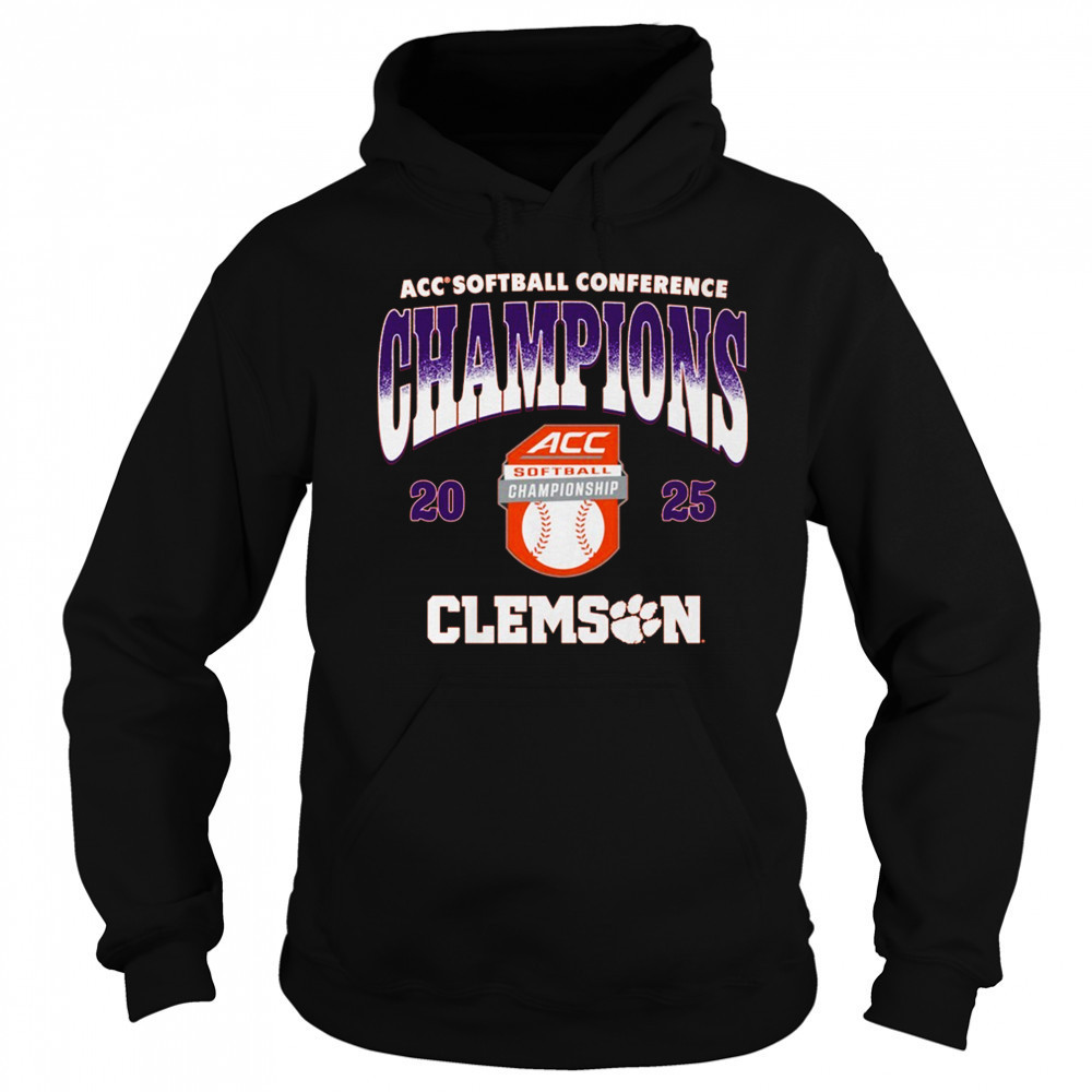 Clemson Tigers ACC Softball Conference Tournament Champions Retro 2025 t-shirt Sweatshirt