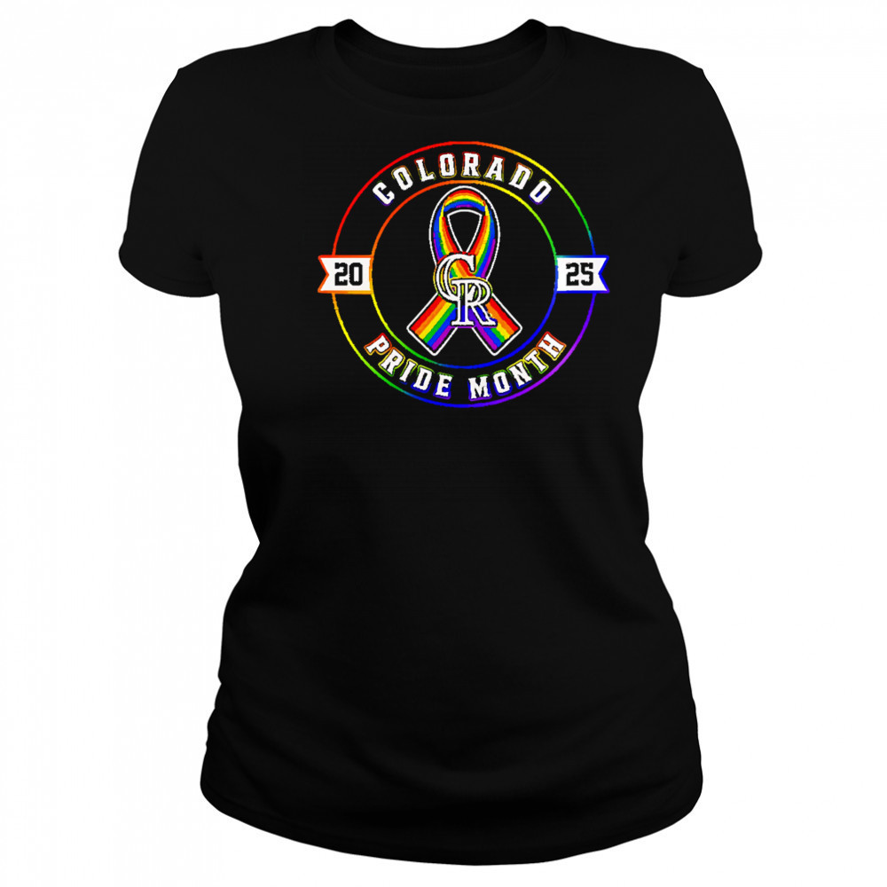 Colorado Rockies Pride Month 2025 shirt Women's T-shirt