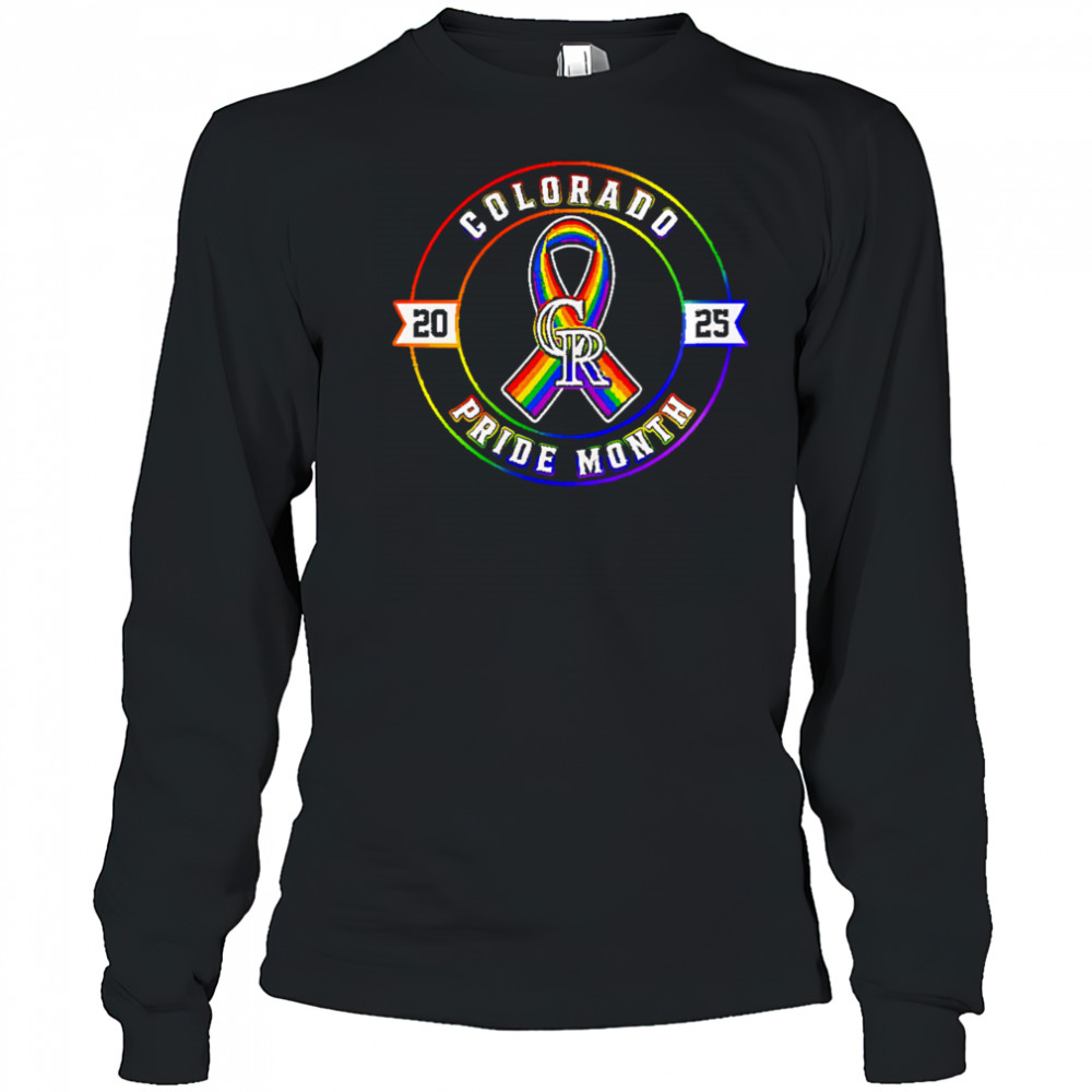 Colorado Rockies Pride Month 2025 shirt Long Sleeved