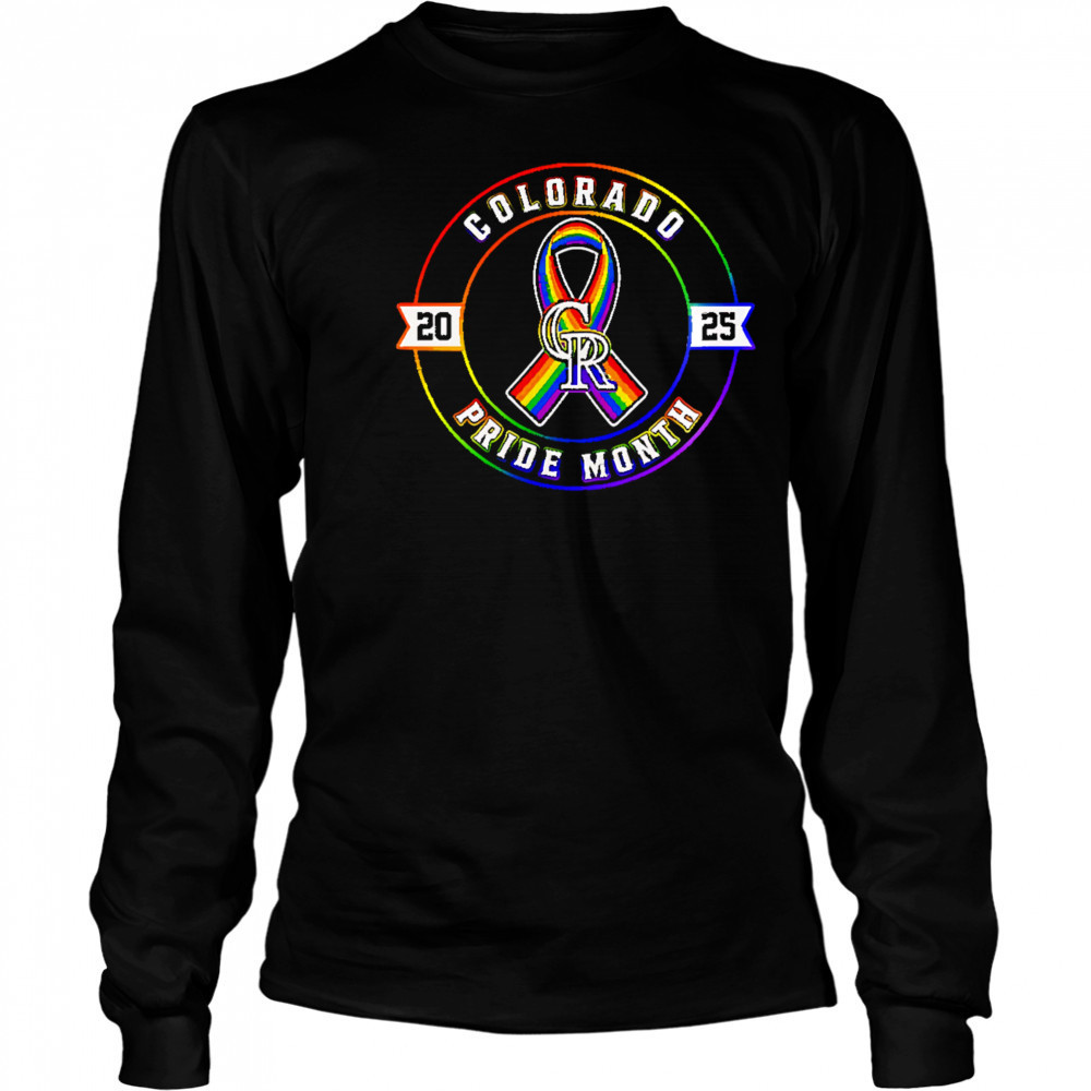 Colorado Rockies Pride Month 2025 shirt Long Sleeved