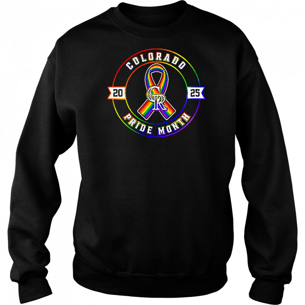 Colorado Rockies Pride Month 2025 shirt Hoodie
