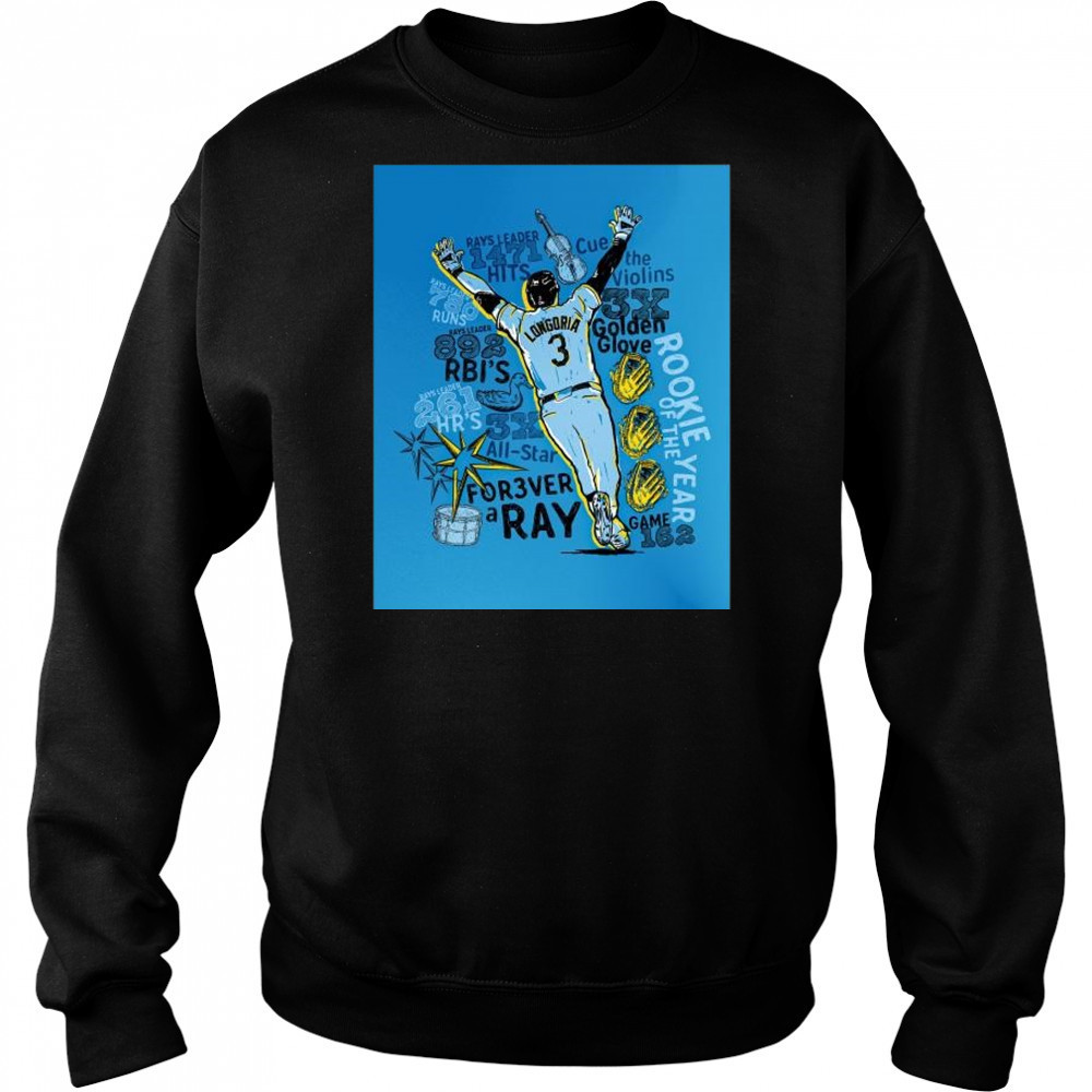 Evan Longoria returns on June 7 to officially retire as a Tampa Bay Ray-Rays Leader 1471 Hits t-shirt Hoodie
