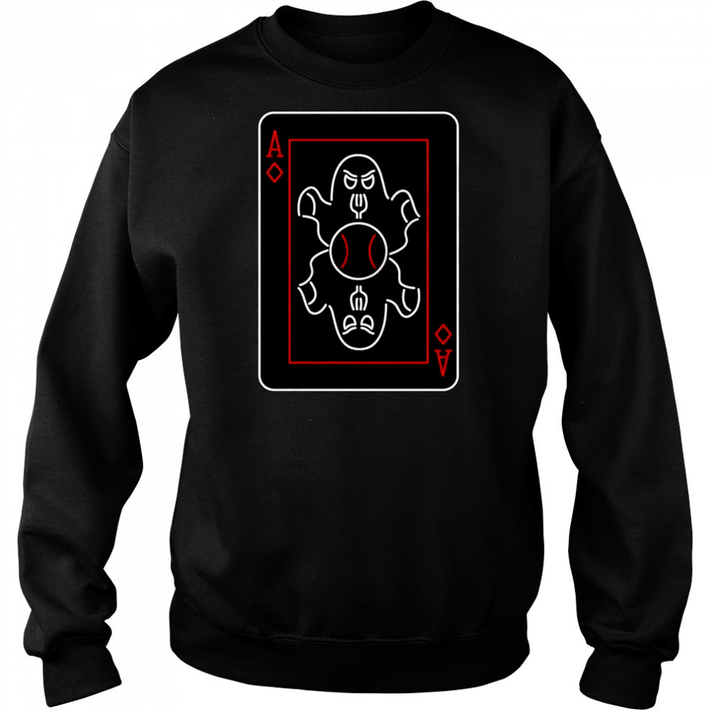 Ghost Fork Ace card shirt Hoodie