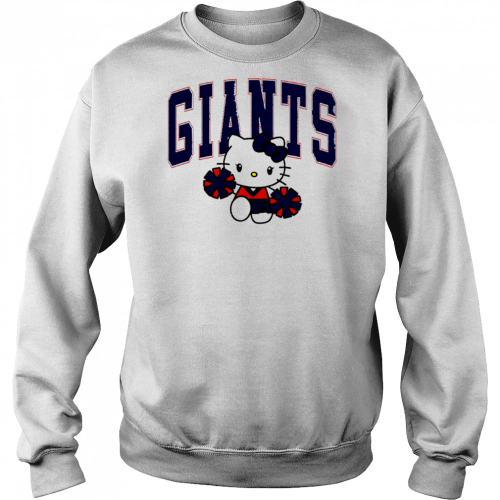 Hello Kitty Cheerleader New York Giants Football shirt Hoodie