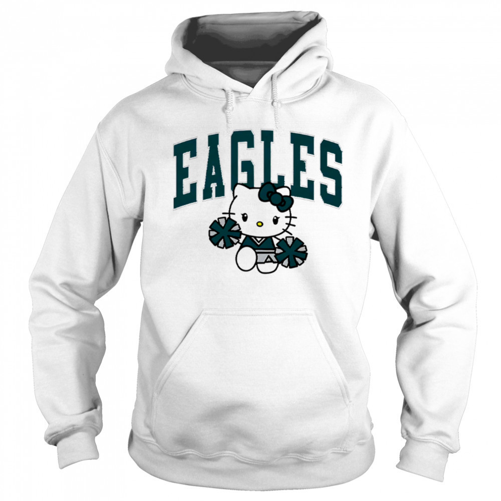 Hello Kitty Cheerleader Philadelphia Eagles Football shirt Sweatshirt