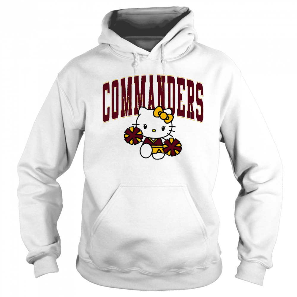 Hello Kitty Cheerleader Washington Commanders shirt Sweatshirt