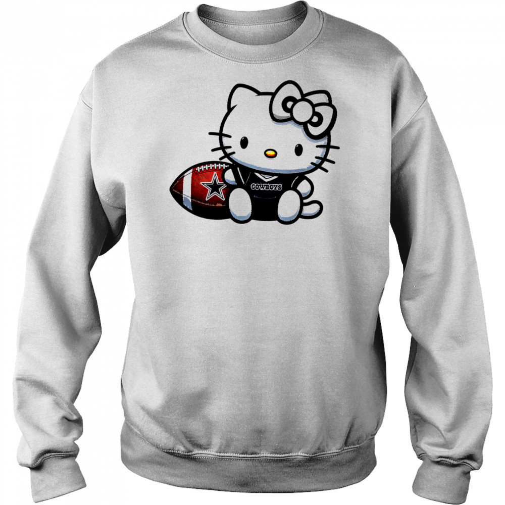 Hello Kitty Dallas Cowboys NFL shirt Hoodie