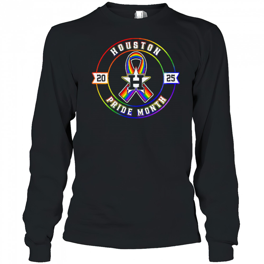 Houston Astros Special Pride Month Limited Edition 2025 shirt Long Sleeved