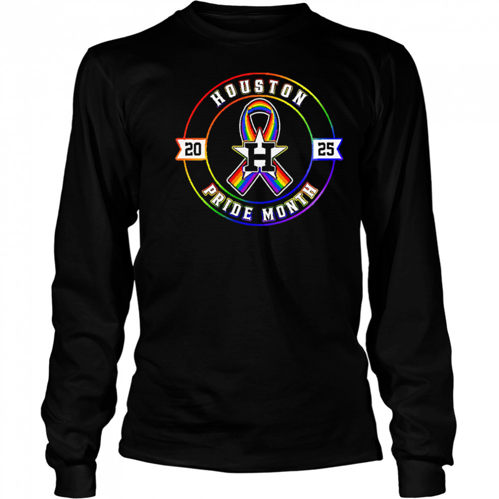 Houston Astros Special Pride Month Limited Edition 2025 shirt Long Sleeved