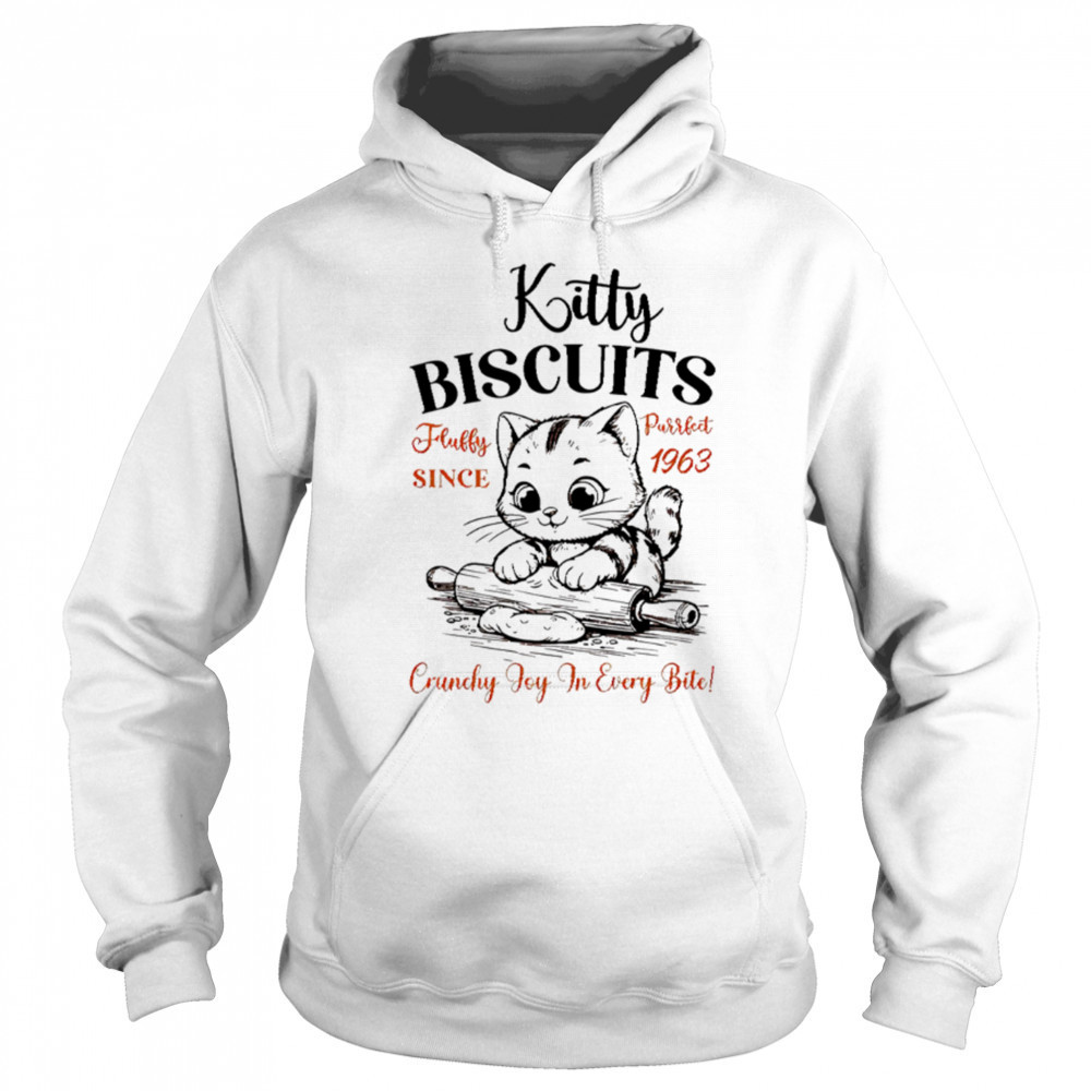 Kitty Biscuits Fluffy Purrfect Since 1963 shirt Sweatshirt