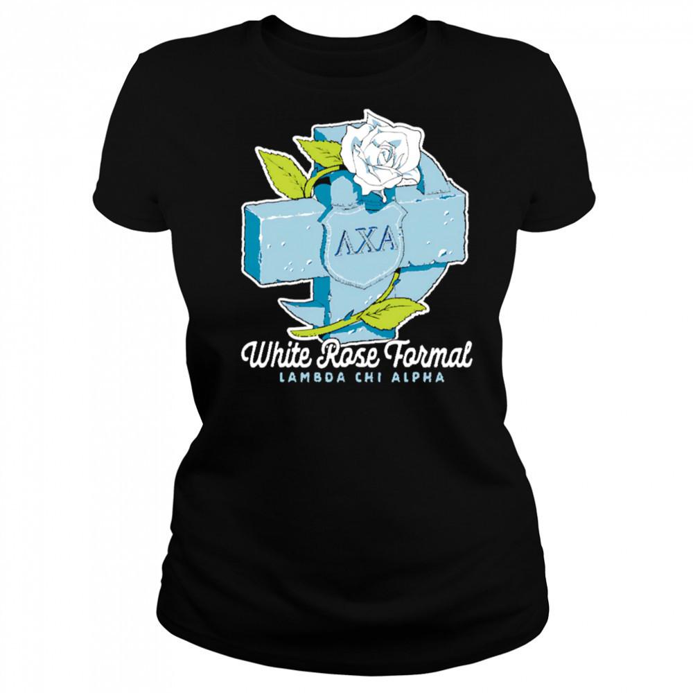 Lambda Chi Alpha White Rose Formal shirt Women's T-shirt