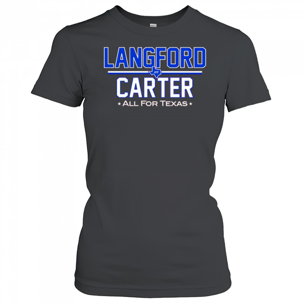 Langford Carter all for Texas shirt Women's T-shirt