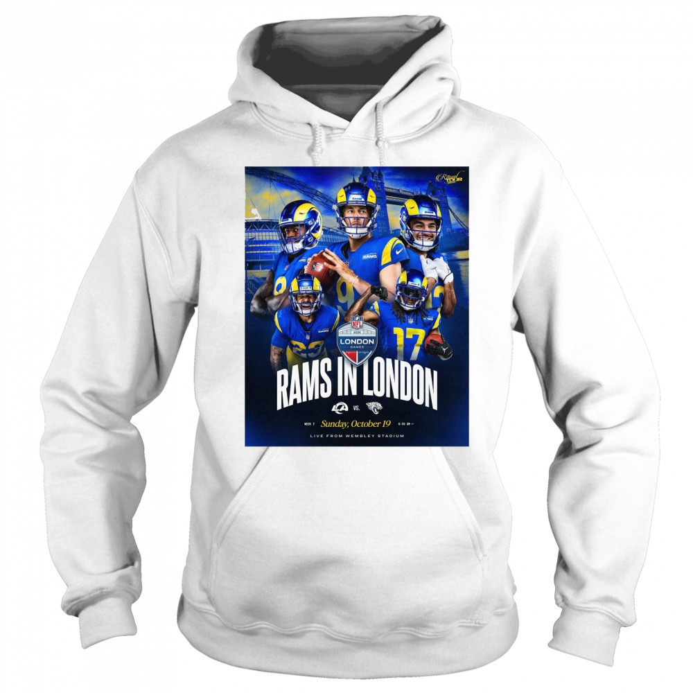 Los Angeles Rams Vs Jacksonville Jaguars In London Week 7 Sunday October 19 2025 Poster t-shirt Sweatshirt