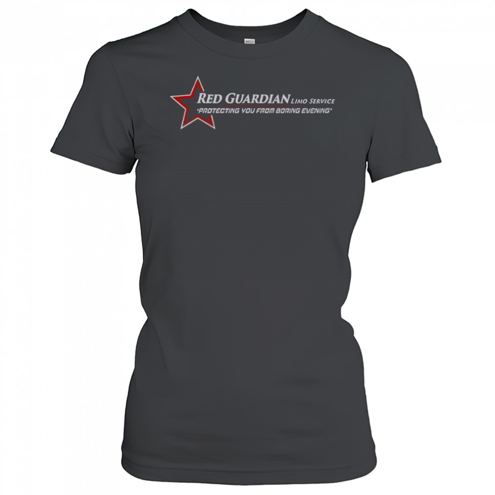 Marvel Studios Thunderbolts Red Guardian Limo Service Logo T-Shirt Women's T-shirt
