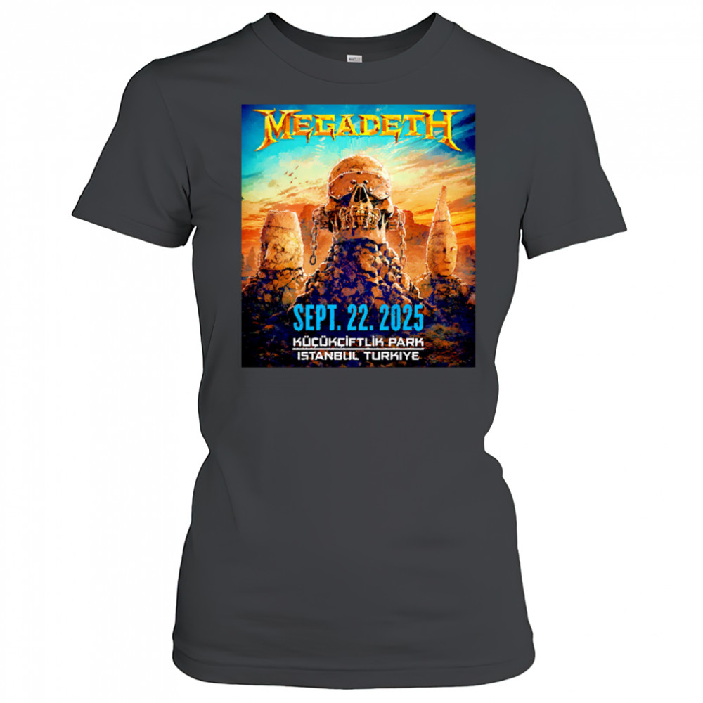 Megadeth To Perform In Istanbul 2025 shirt Women's T-shirt