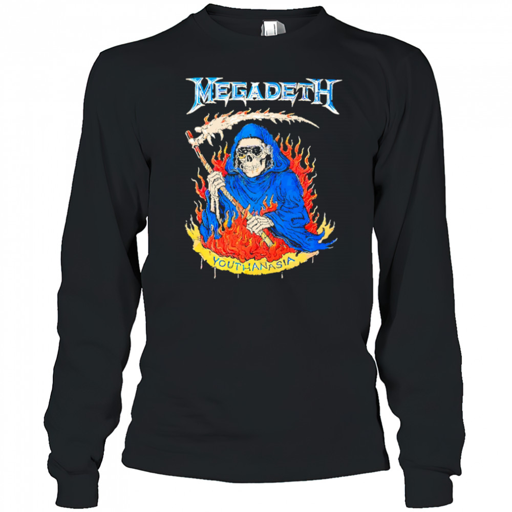 Megadeth Youthanasia Grim Reaper shirt Long Sleeved