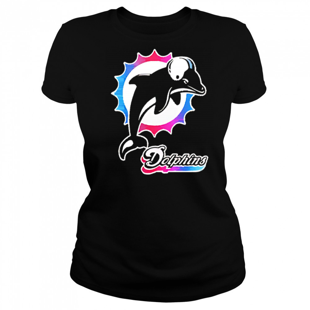Miami Dolphins NFL Vice City Black Special shirt Women's T-shirt