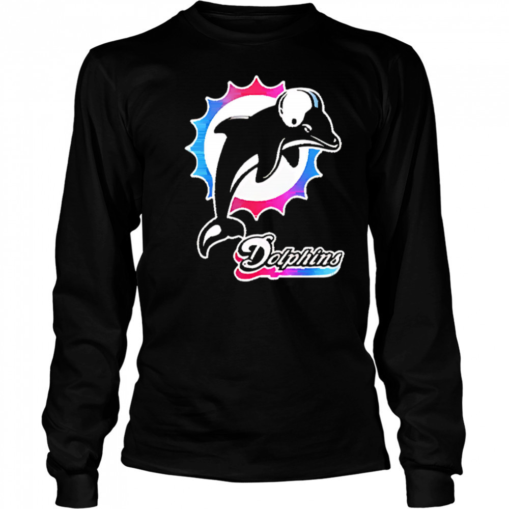 Miami Dolphins NFL Vice City Black Special shirt Long Sleeved