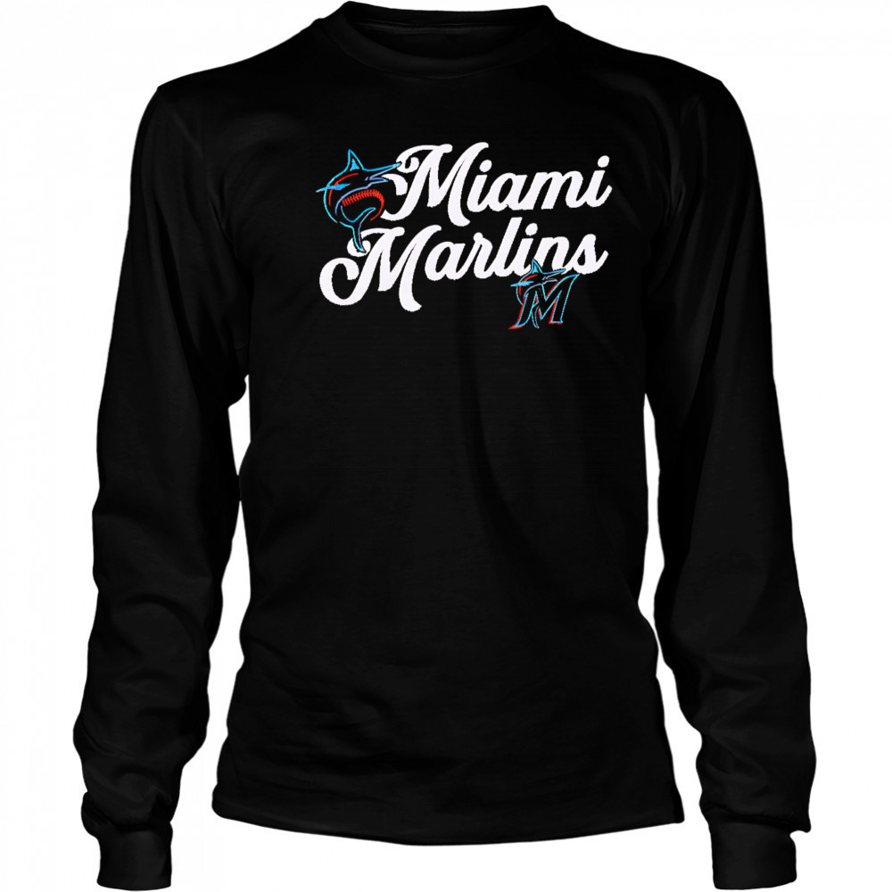 Miami Marlins Black Souvenir shirt Long Sleeved