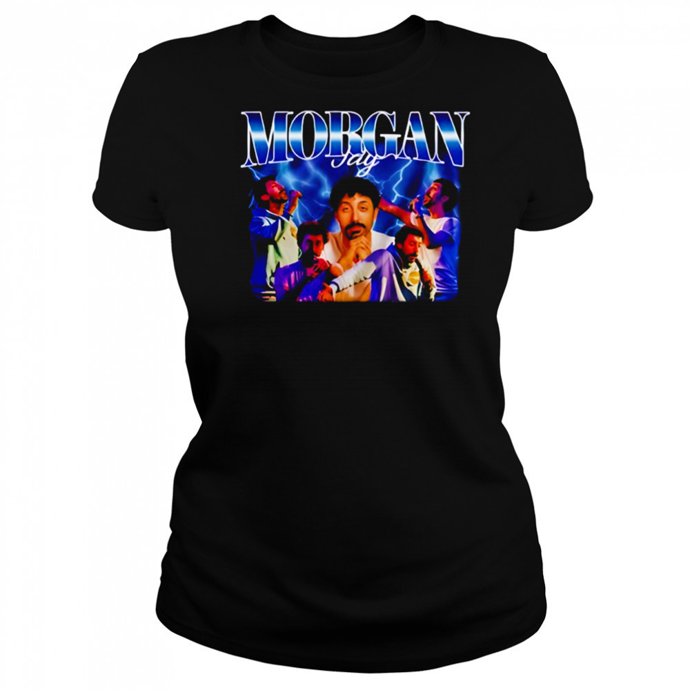 Morgan Jay blue lightning graphic shirt Women's T-shirt