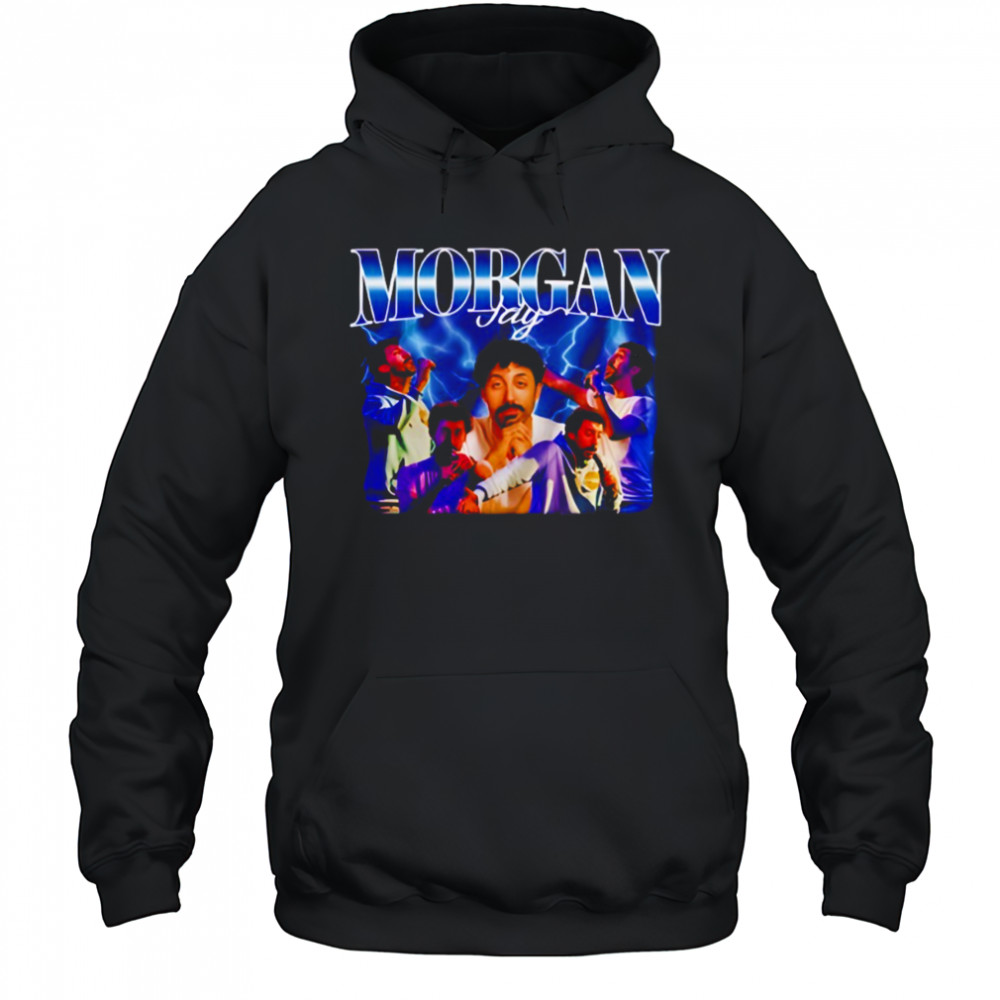 Morgan Jay blue lightning graphic shirt Hoodie