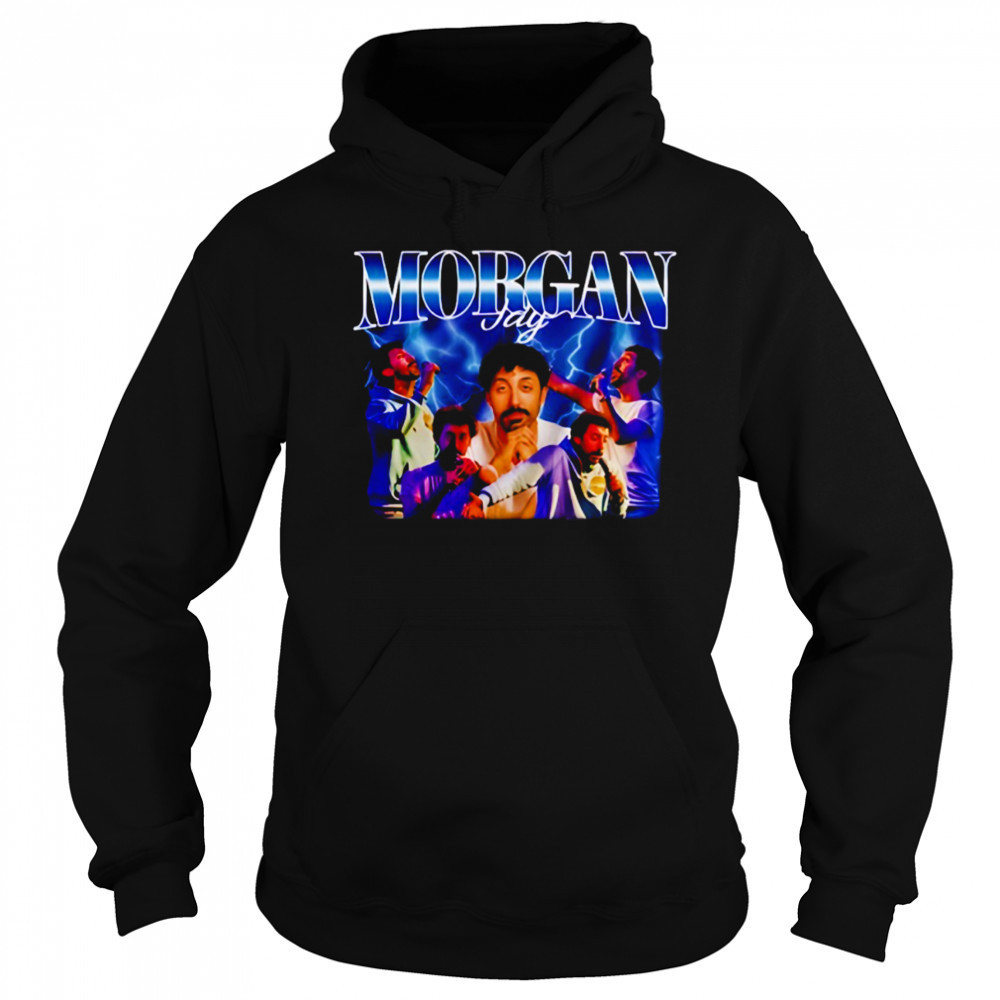 Morgan Jay blue lightning graphic shirt Sweatshirt