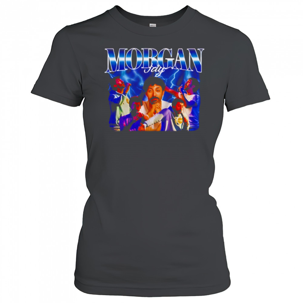 Morgan Jay blue lightning graphic shirt Women's T-shirt