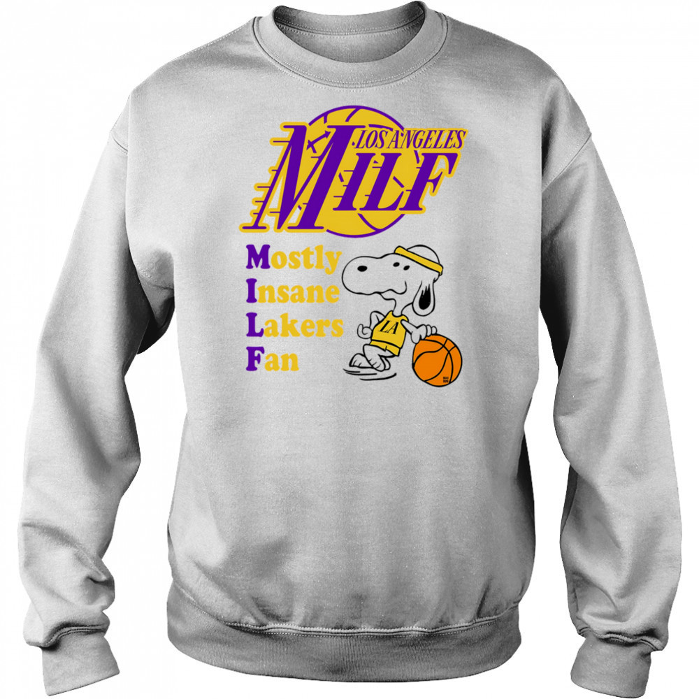 Most Angeles Milf mostly insane Lakers fan shirt Hoodie